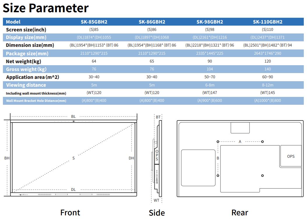 Interactive Board【 H2 】