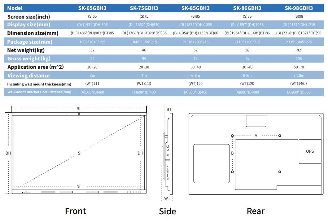 Interactive Board 【 H3】