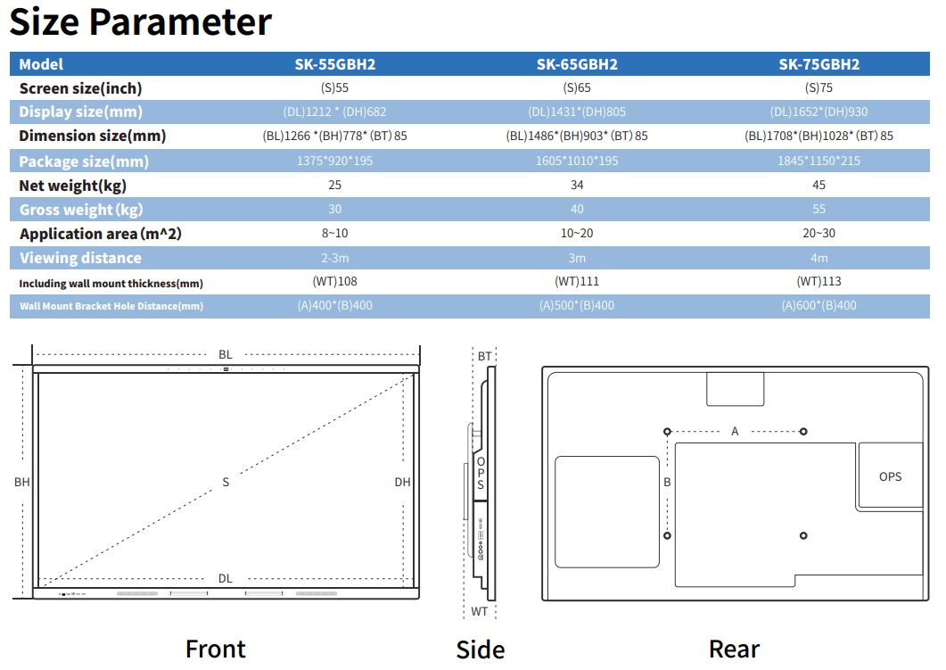 Interactive Board【 H2 】